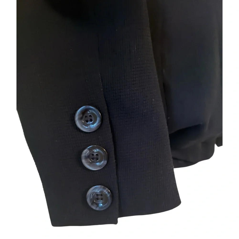 VTG Georges Rech Paris Black Structured Blazer - Size 36 (Fits like US 4/6) - Picture 5 of 5